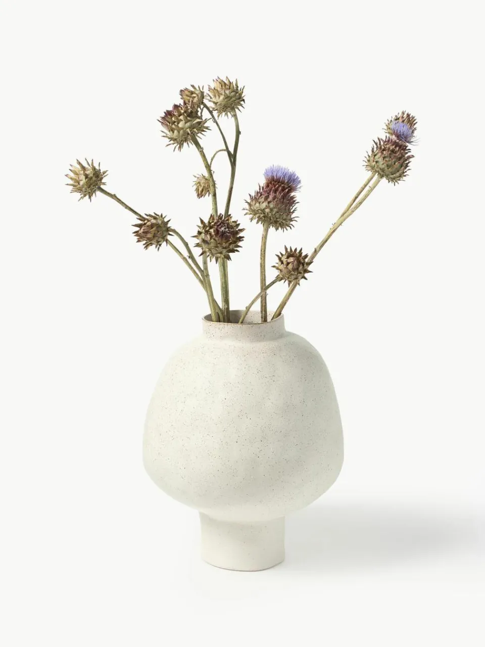 Handgemaakte designvaas Saki van keramiek, H 40 cm^Westwing Collection New