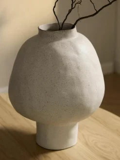 Handgemaakte designvaas Saki van keramiek, H 40 cm^Westwing Collection New