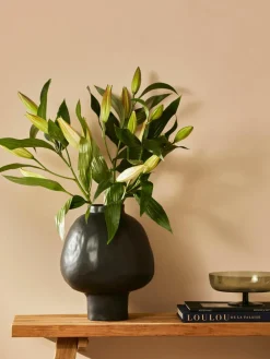 Handgemaakte designvaas Saki van keramiek, H 40 cm^Westwing Collection Sale