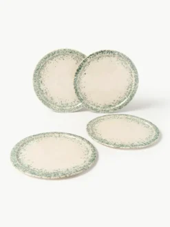 Handgemaakte dinerbord Bernardo, 4 stuks^Westwing Collection Online