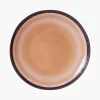 Handgemaakte dinerborden 70's van keramiek, 2 stuks^HKLIVING Discount