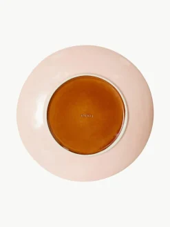 Handgemaakte dinerborden 70's van keramiek, 2 stuks^HKLIVING Discount