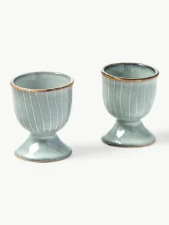 Handgemaakte eierdopje Nordic Sea, 2 stuks^Broste Copenhagen Clearance