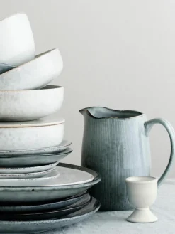Handgemaakte eierdopje Nordic Sand, 2 stuks^Broste Copenhagen Hot