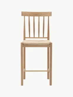 Handgemaakte eikenhouten barstoelen Eton, 2 stuks^Westwing Sale
