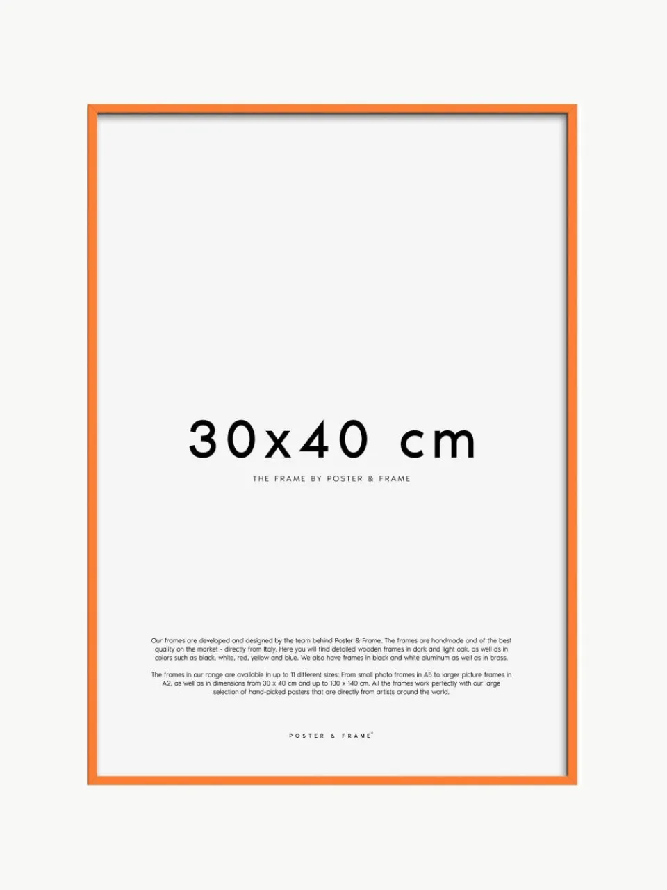 Handgemaakte fotolijstje Explore, in verschillende formaten^Poster and Frame Best