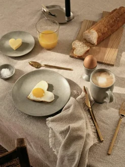 Handgemaakte gebaksborden Nordic Marsh, 4 stuks^Broste Copenhagen Online