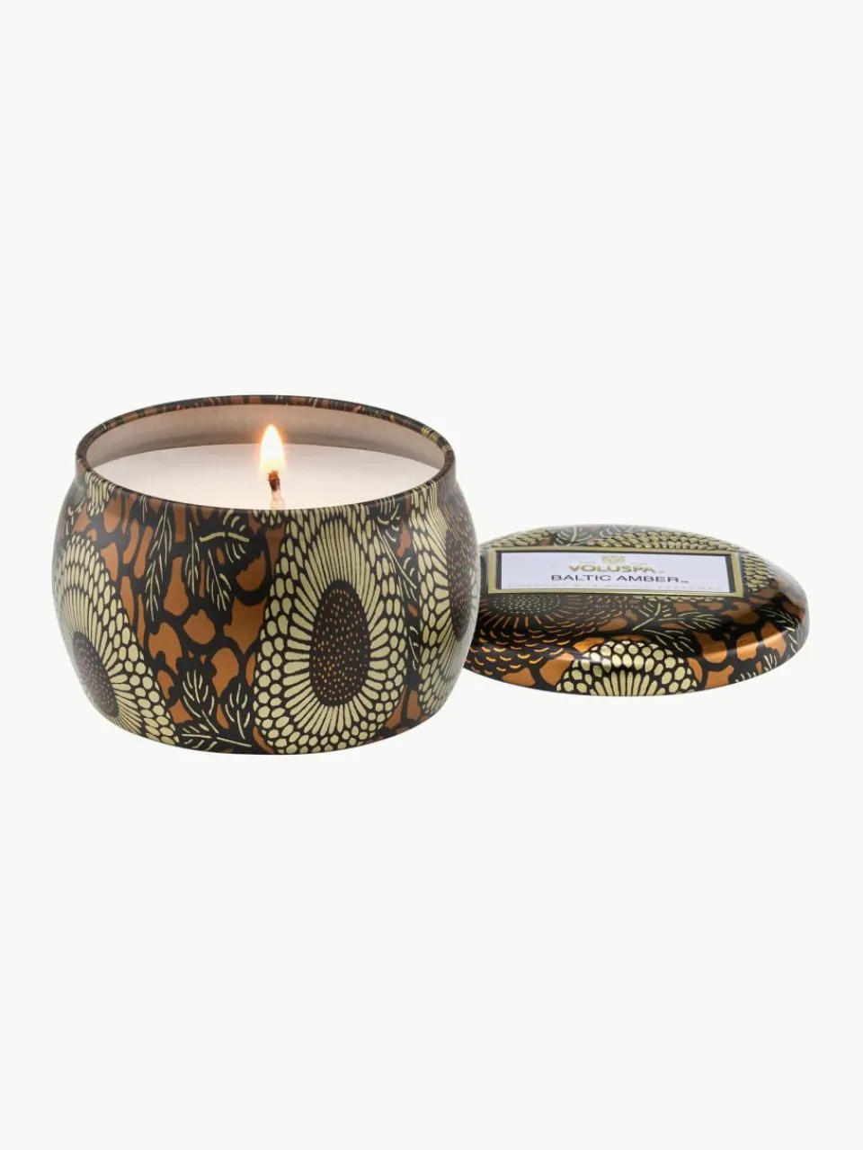 Handgemaakte geurkaars Japonica Collection (amberhars, sandelhout, cederhout & vanille orchidee)^Voluspa Outlet