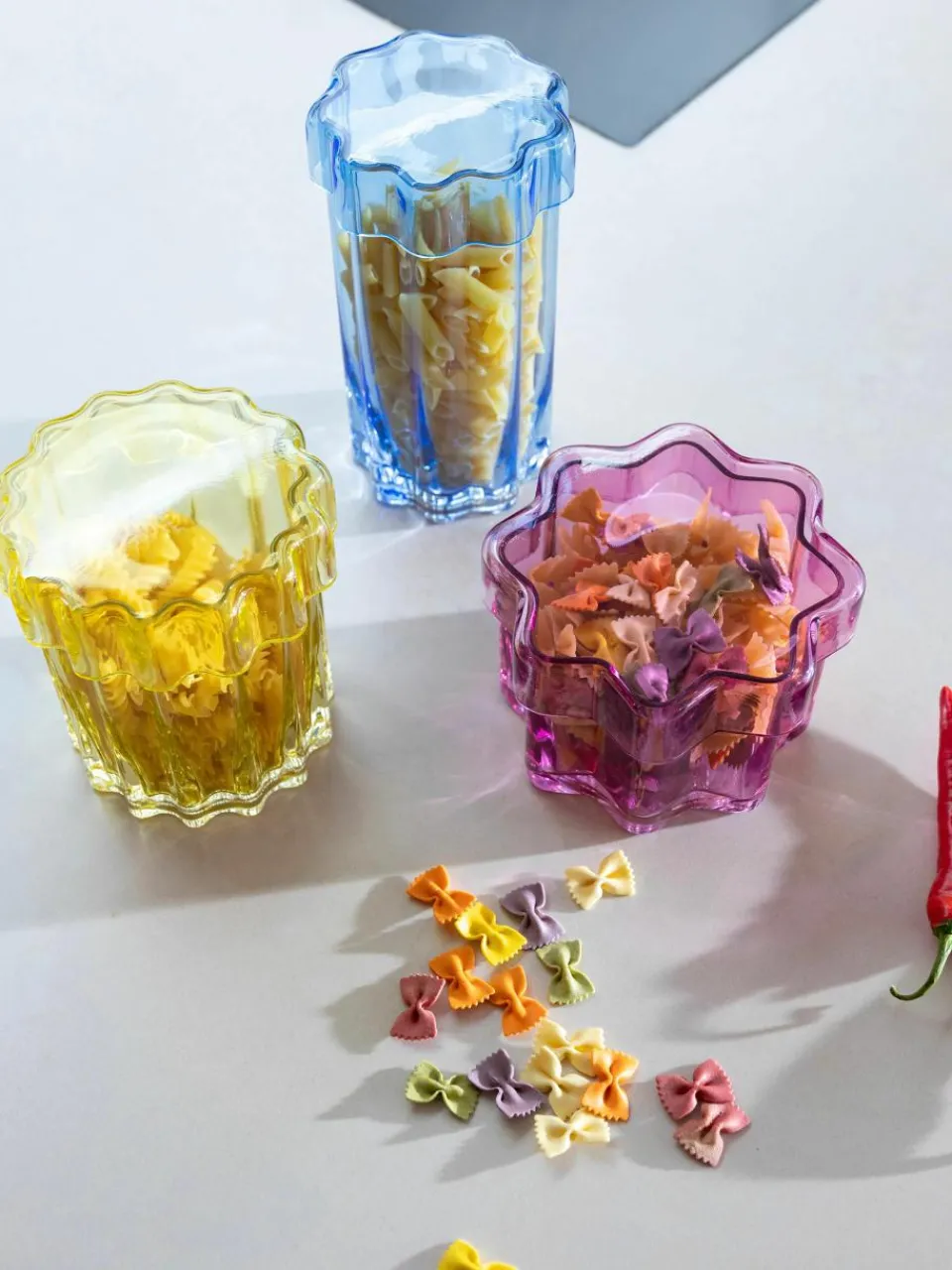 Handgemaakte glas-opbergpot Astral^&k Amsterdam Outlet