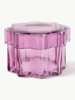 Handgemaakte glas-opbergpot Astral^&k Amsterdam Hot