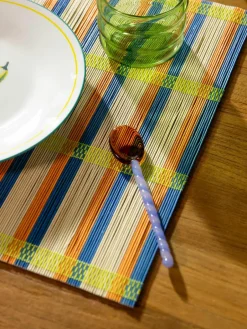 Handgemaakte glazen lepel Duet uit borosilicaatglas, 4 stuks^&k Amsterdam Best