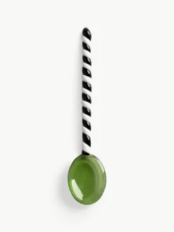 Handgemaakte glazen lepel Duet uit borosilicaatglas, 4 stuks^&k Amsterdam New