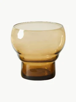 Handgemaakte glazen 70's, 4 stuks^HKLIVING Outlet