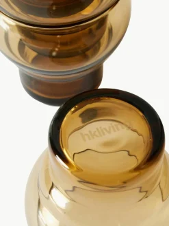 Handgemaakte glazen 70's, 4 stuks^HKLIVING Outlet
