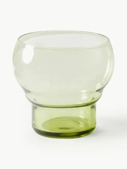 Handgemaakte glazen 70's, 4 stuks^HKLIVING Online