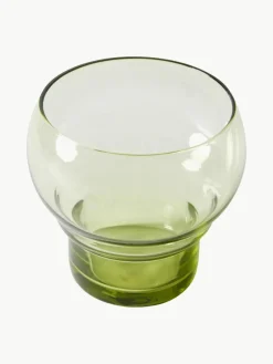 Handgemaakte glazen 70's, 4 stuks^HKLIVING Online