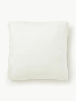 Handgemaakte grofgebreide kussenhoes Adyna^Westwing Collection Fashion