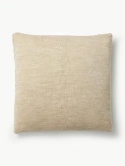 Handgemaakte grofgebreide kussenhoes Adyna^Westwing Collection Sale