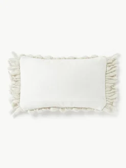 Handgemaakte grofgebreide kussenhoes Belen^Westwing Collection Fashion