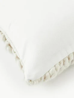 Handgemaakte grofgebreide kussenhoes Belen^Westwing Collection Outlet