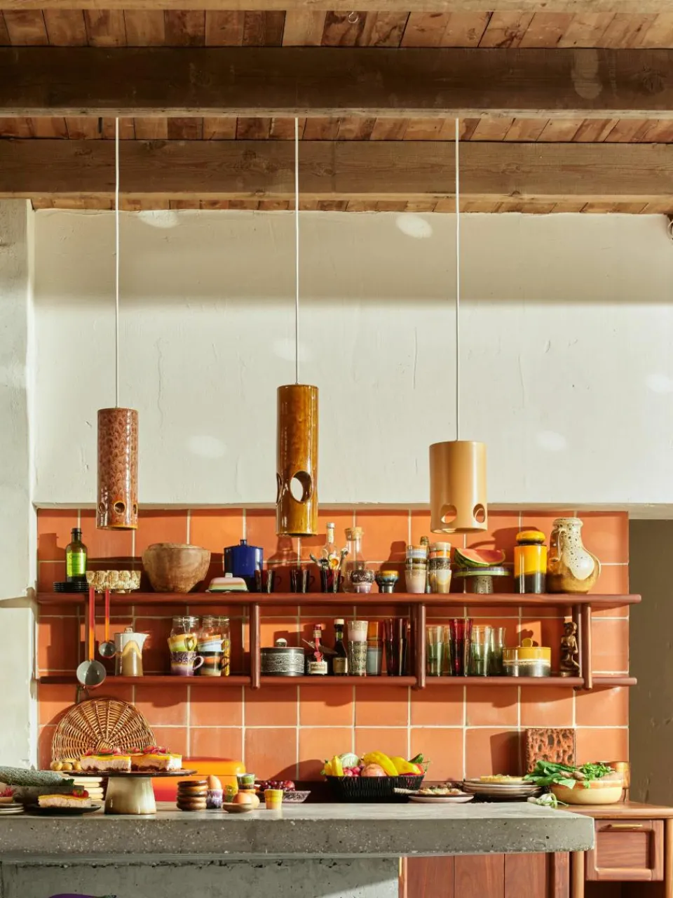 Handgemaakte hanglamp Rosewood^HKLIVING Clearance