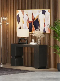 Handgemaakte houten console Curve^Kare Design Fashion