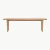 Handgemaakte houten zitbank Eton^Westwing Sale