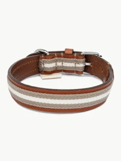 Handgemaakte huisdier halsband Baseball, in verschillende formaten^Buddys Dogwear Hot