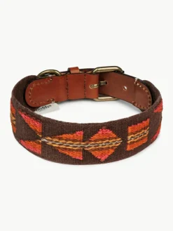 Handgemaakte huisdierhalsband Etna, in verschillende formaten^Buddys Dogwear Outlet