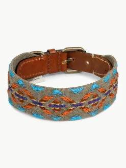 Handgemaakte huisdierhalsband Etna, in verschillende formaten^Buddys Dogwear Fashion
