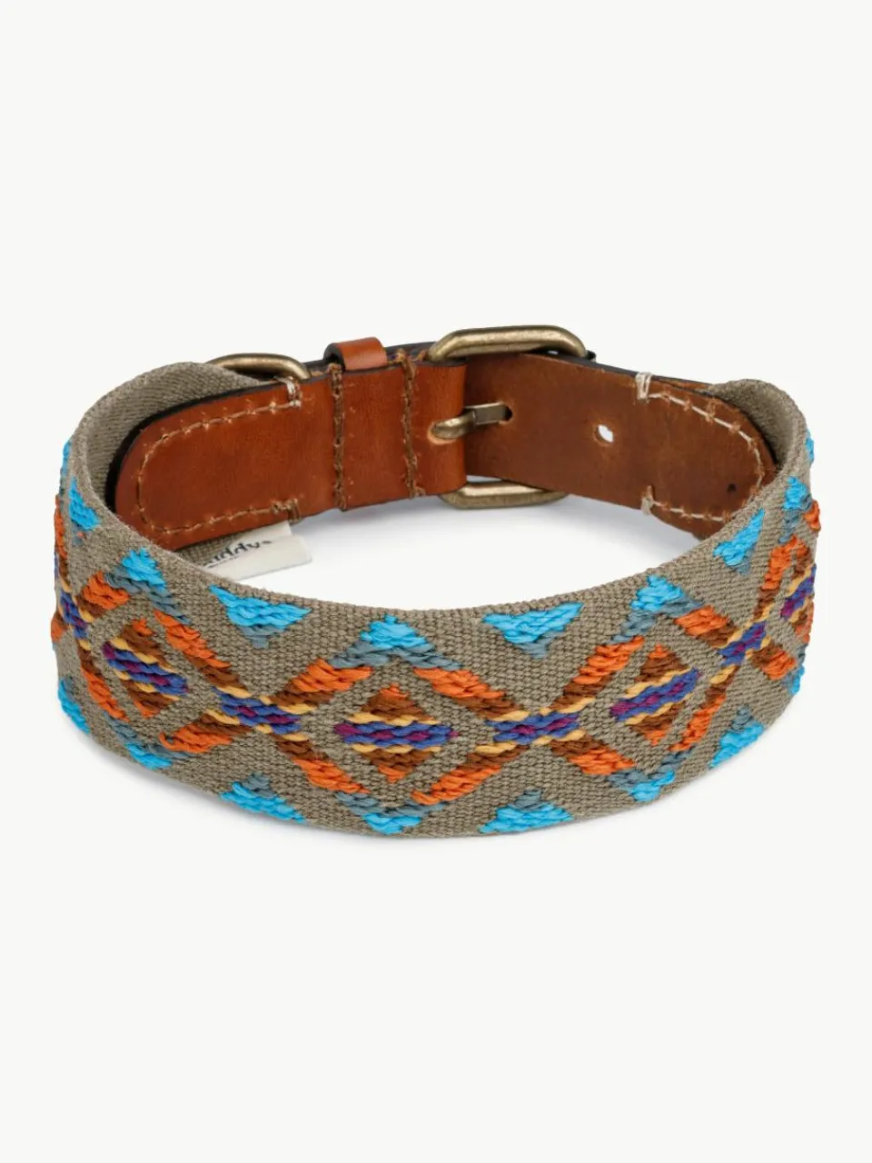 Handgemaakte huisdierhalsband Etna, in verschillende formaten^Buddys Dogwear Fashion