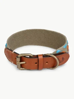 Handgemaakte huisdierhalsband Etna, in verschillende formaten^Buddys Dogwear Fashion