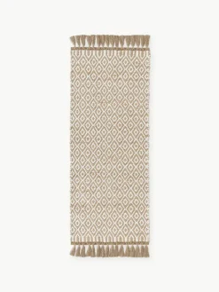 Handgemaakte juten loper Ramos^Westwing Collection Outlet