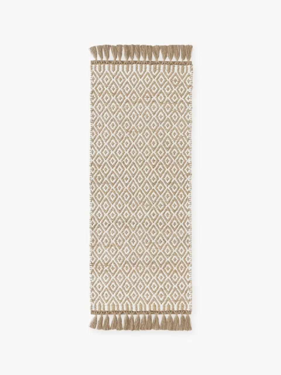 Handgemaakte juten loper Ramos^Westwing Collection Outlet