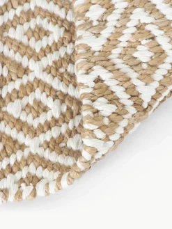 Handgemaakte juten loper Ramos^Westwing Collection Outlet