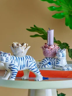 Handgemaakte kandelaar Rory, set van 2^Bloomingville Online
