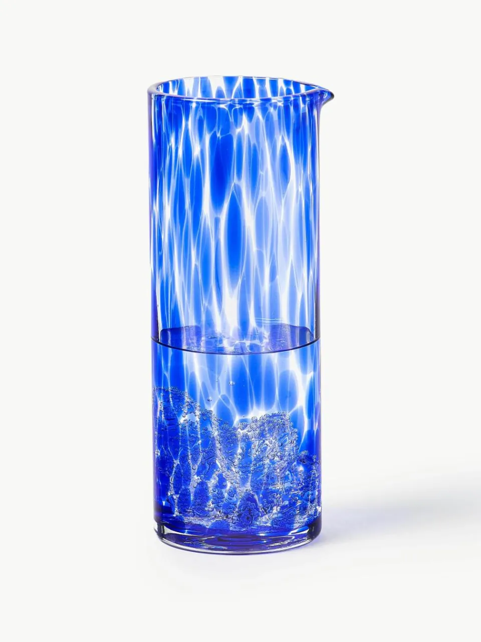 Handgemaakte karaf Oakley met stippenpatroon, 1.1 L^Westwing Collection Fashion