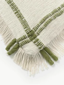 Handgemaakte katoenen kussenhoes Catalina met franjes^Westwing Collection Fashion