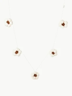 Handgemaakte katoenen slinger Girlande Daisy^Westwing Discount