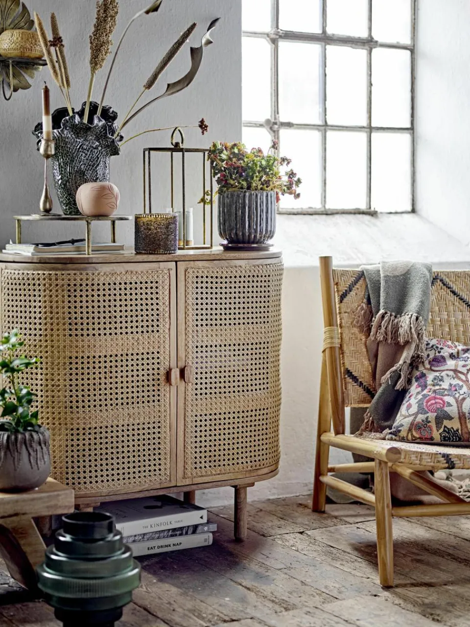 Handgemaakte keramische vaas Safiya, H 30 cm^Bloomingville Fashion