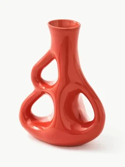 Handgemaakte keramische vaas Three Ears, H 21 cm^Pols Potten Sale