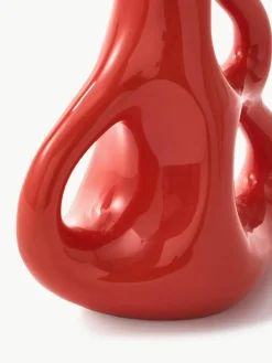Handgemaakte keramische vaas Three Ears, H 21 cm^Pols Potten Sale