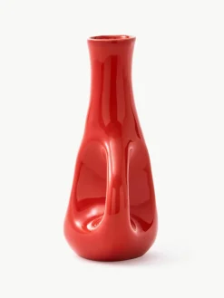 Handgemaakte keramische vaas Three Ears, H 21 cm^Pols Potten Sale