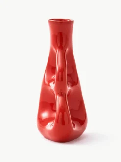 Handgemaakte keramische vaas Three Ears, H 21 cm^Pols Potten Sale
