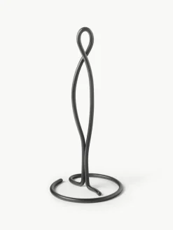 Handgemaakte keukenrolhouder Curvature van metaal^ferm LIVING Outlet