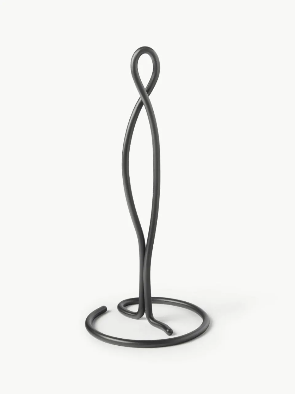 Handgemaakte keukenrolhouder Curvature van metaal^ferm LIVING Outlet