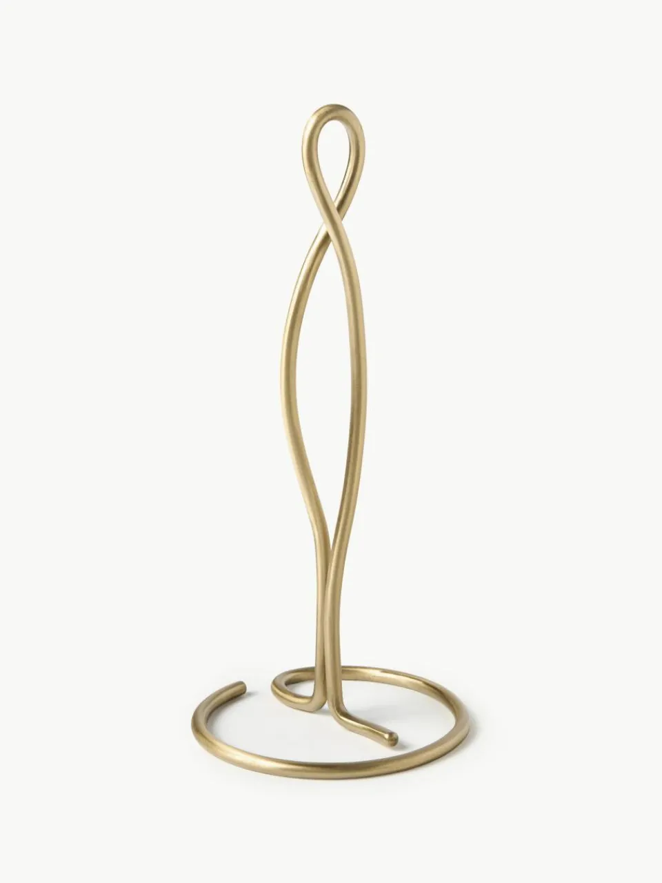 Handgemaakte keukenrolhouder Curvature van metaal^ferm LIVING Best