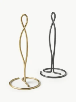 Handgemaakte keukenrolhouder Curvature van metaal^ferm LIVING Best