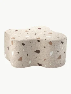 Handgemaakte kinderpoef Cloud van bouclé^Wigiwama Discount