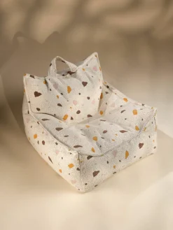 Handgemaakte kinderzitzak Sugar van bouclé^Wigiwama New